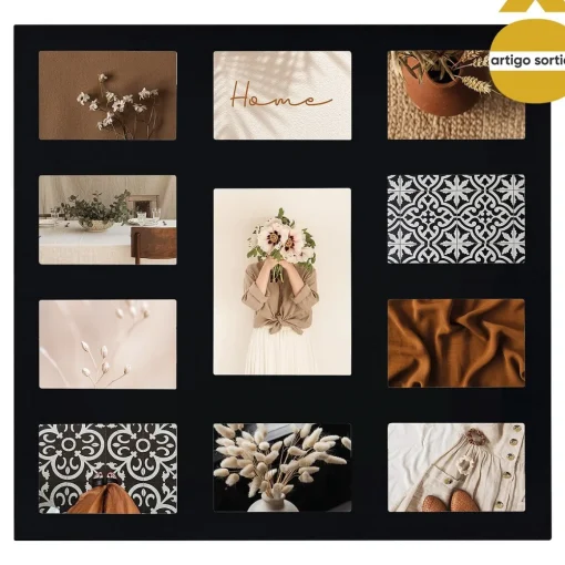 Multimoldura decorativa para 11 fotos