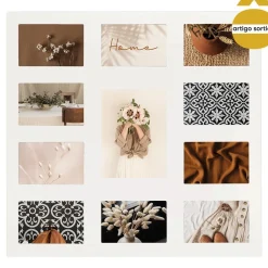 Multimoldura decorativa para 11 fotos
