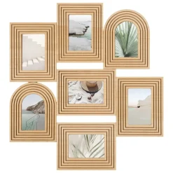 Multimoldura DOLCE RIVIERA em mdf para 7 fotografias