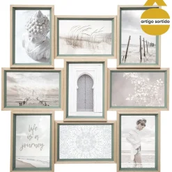 Multimoldura MOLY para 9 fotos