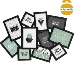 Multimoldura para 11 fotos 43x63cm