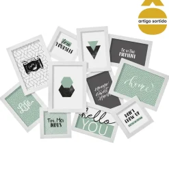 Multimoldura para 11 fotos 43x63cm