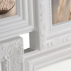 Multimoldura ROMANCE branca para 18 fotos