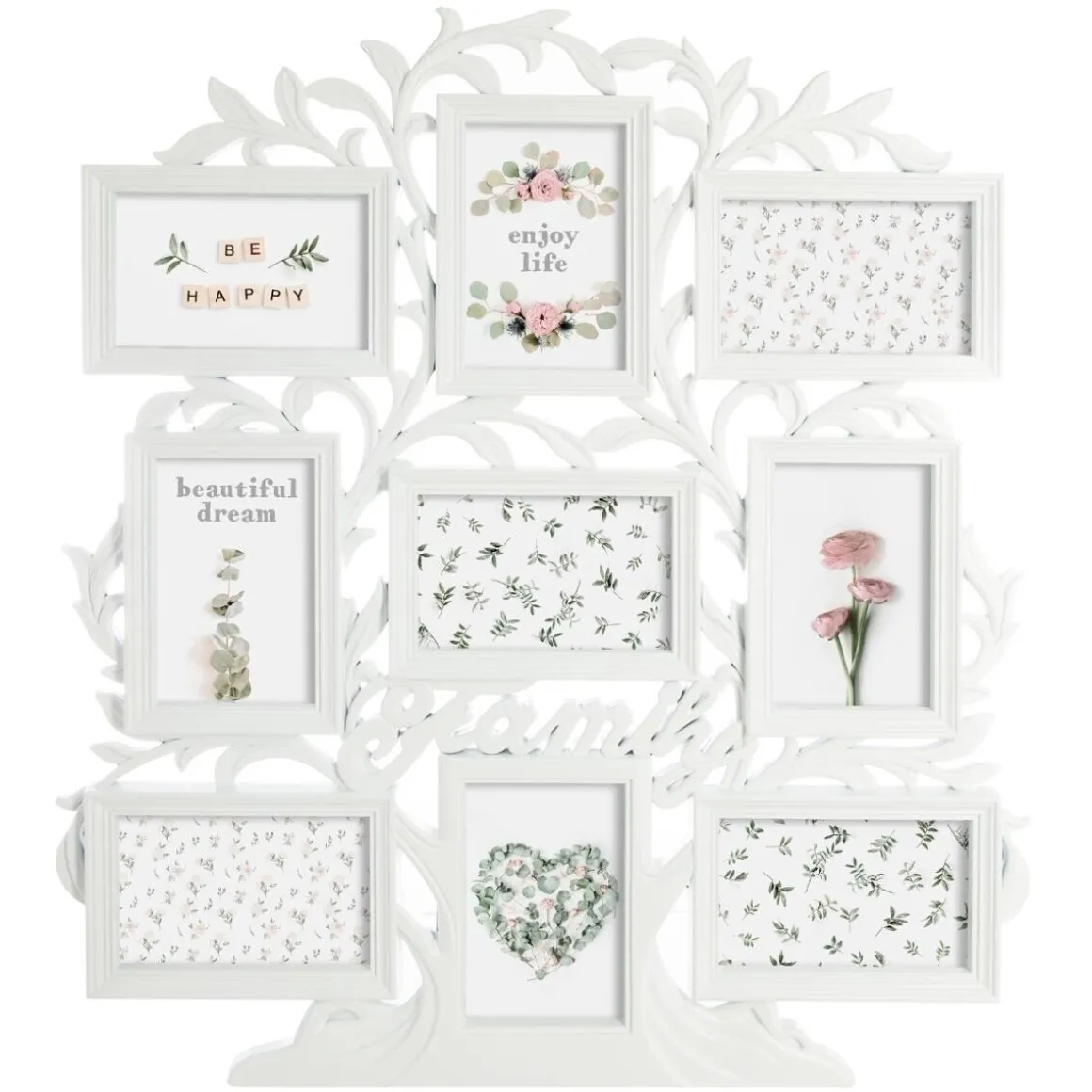 Multimoldura árvore branca