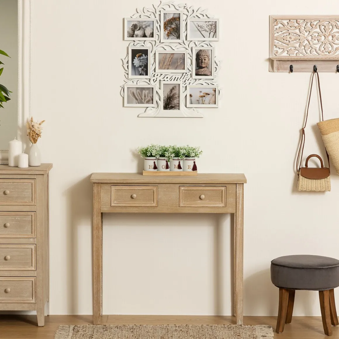 Multimoldura árvore branca