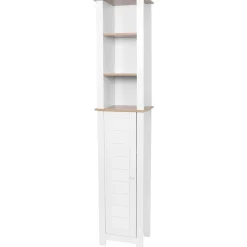 Móvel alto wc DENVER branco e castanho