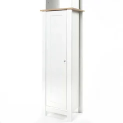 Móvel alto wc DENVER branco e castanho