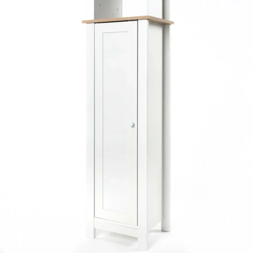 Móvel alto wc DENVER branco e castanho