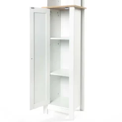 Móvel alto wc DENVER branco e castanho
