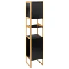Móvel alto wc NATUREO preto