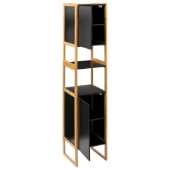 Móvel alto wc NATUREO preto