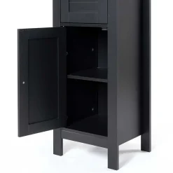 Móvel alto wc ROMA preto