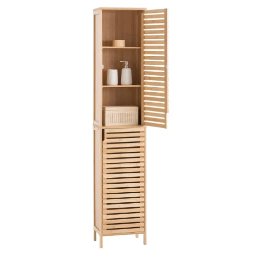 Móvel alto wc SICELA castanho em bambu