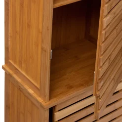 Móvel alto wc SICELA castanho em bambu