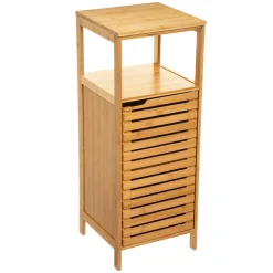 Móvel baixo wc SICELA castanho em bambu