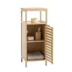 Móvel baixo wc SICELA castanho em bambu