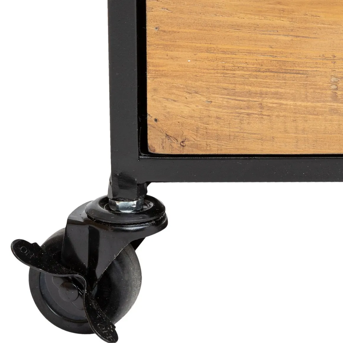 Móvel baris com 5 gavetas em metal e mdf