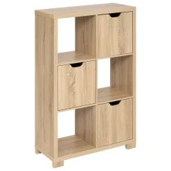 Móvel BIVOAK castanho com 6 cubos