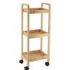 Móvel com 3 prateleiras bege 79cm