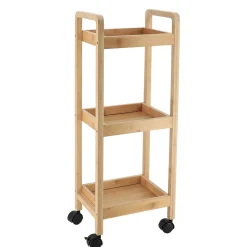 Móvel com 3 prateleiras bege 79cm