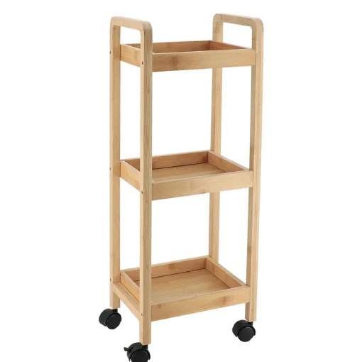 Móvel com 3 prateleiras bege 79cm