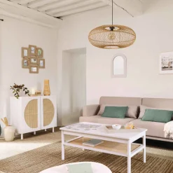 Móvel de apoio branco com 2 portas