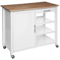 Móvel de apoio CLAUDE branco em mdf 100x48x87,5cm