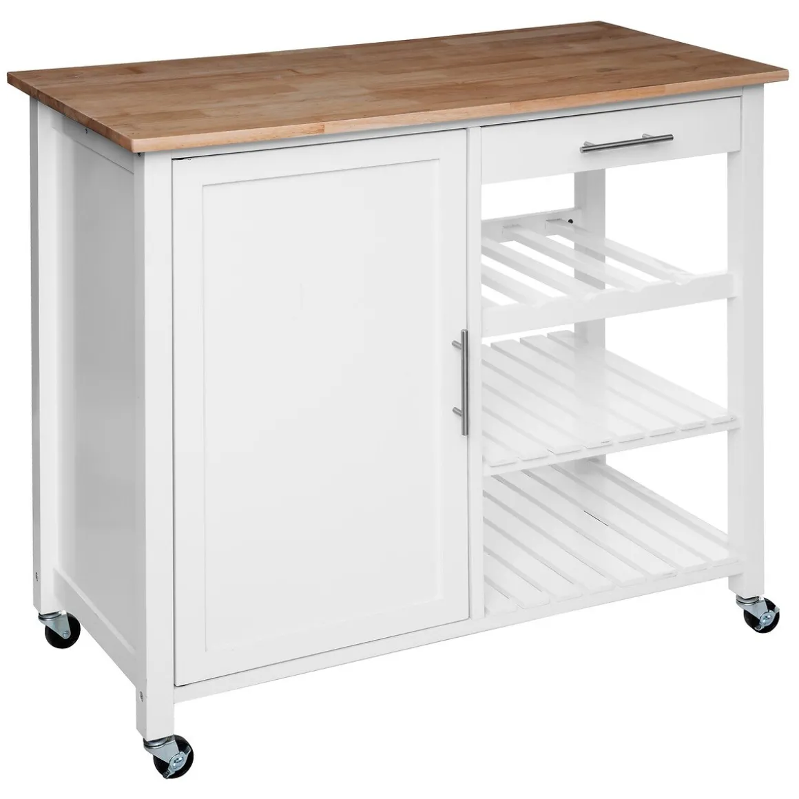 Móvel de apoio CLAUDE branco em mdf 100x48x87,5cm