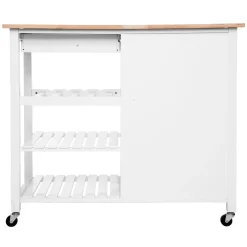 Móvel de apoio CLAUDE branco em mdf 100x48x87,5cm