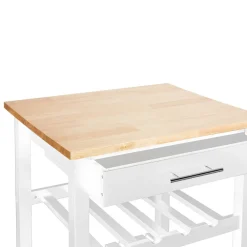 Móvel de apoio CLAUDE branco em mdf 87x48x58cm
