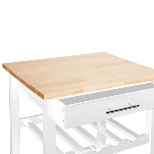 Móvel de apoio CLAUDE branco em mdf 87x48x58cm