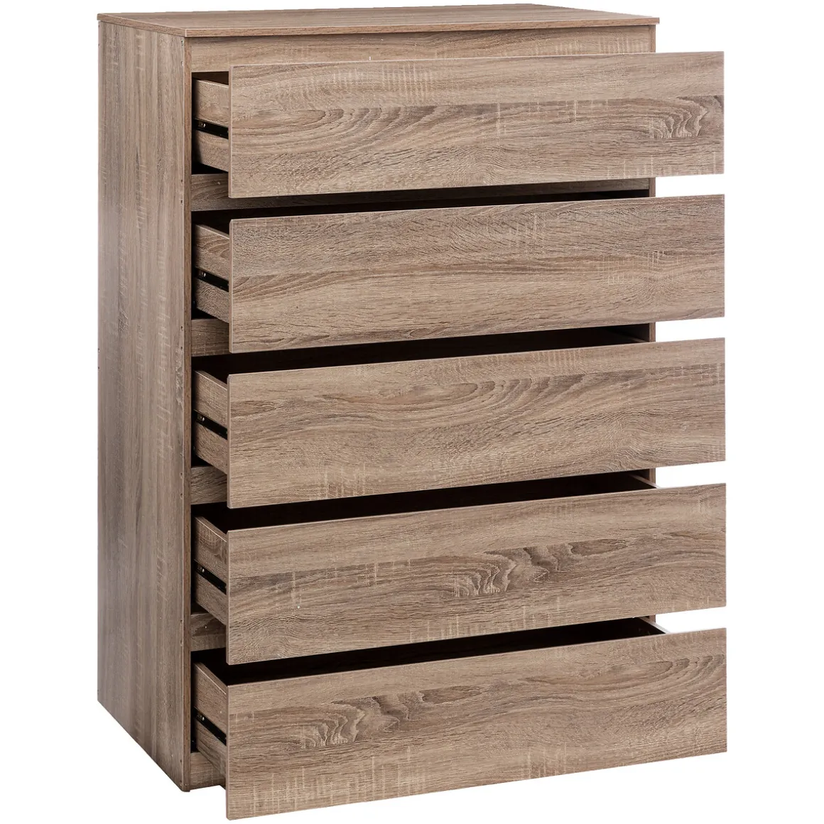 Móvel de arrumação DOLO castanho com 5 gavetas