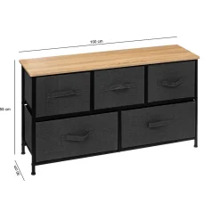 Móvel de arrumação TISSA cinza escuro 55cm