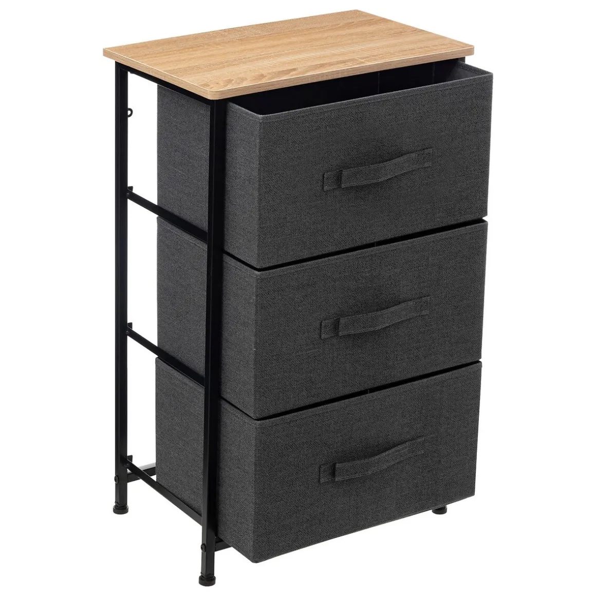 Móvel de arrumação TISSA cinza escuro 73cm