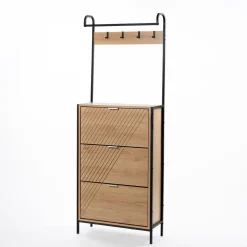 Móvel de entradaELEMENTAL castanha com 3 gavetas 172cm