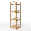 Móvel em bambu com 4 prateleiras 104cm