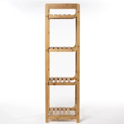 Móvel em bambu com 4 prateleiras 104cm