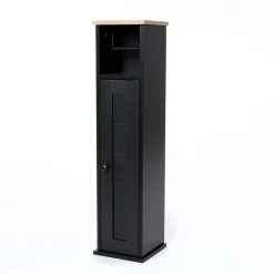 Móvel porta rolos wc ROMA preto