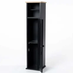 Móvel porta rolos wc ROMA preto