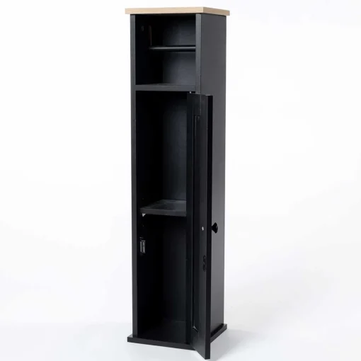 Móvel porta rolos wc ROMA preto
