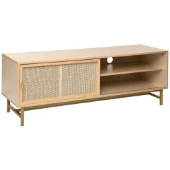 Móvel tv com 1 porta LE COLLECTIONNEUR bege 140cm
