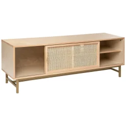 Móvel tv com 1 porta LE COLLECTIONNEUR bege 140cm