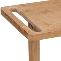 Móvel wc com 3 níveis de bambu
