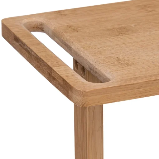 Móvel wc com 3 níveis de bambu