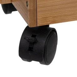 Móvel wc com 3 níveis de bambu