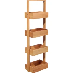 Móvel wc em bambu com 4 níveis