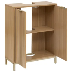 Móvel wc TASSO para lavatório bege em mdf
