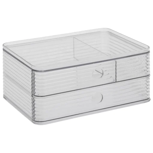 Organizador com 2 gavetas GAMME PLASTOR 10x23,3x16cm