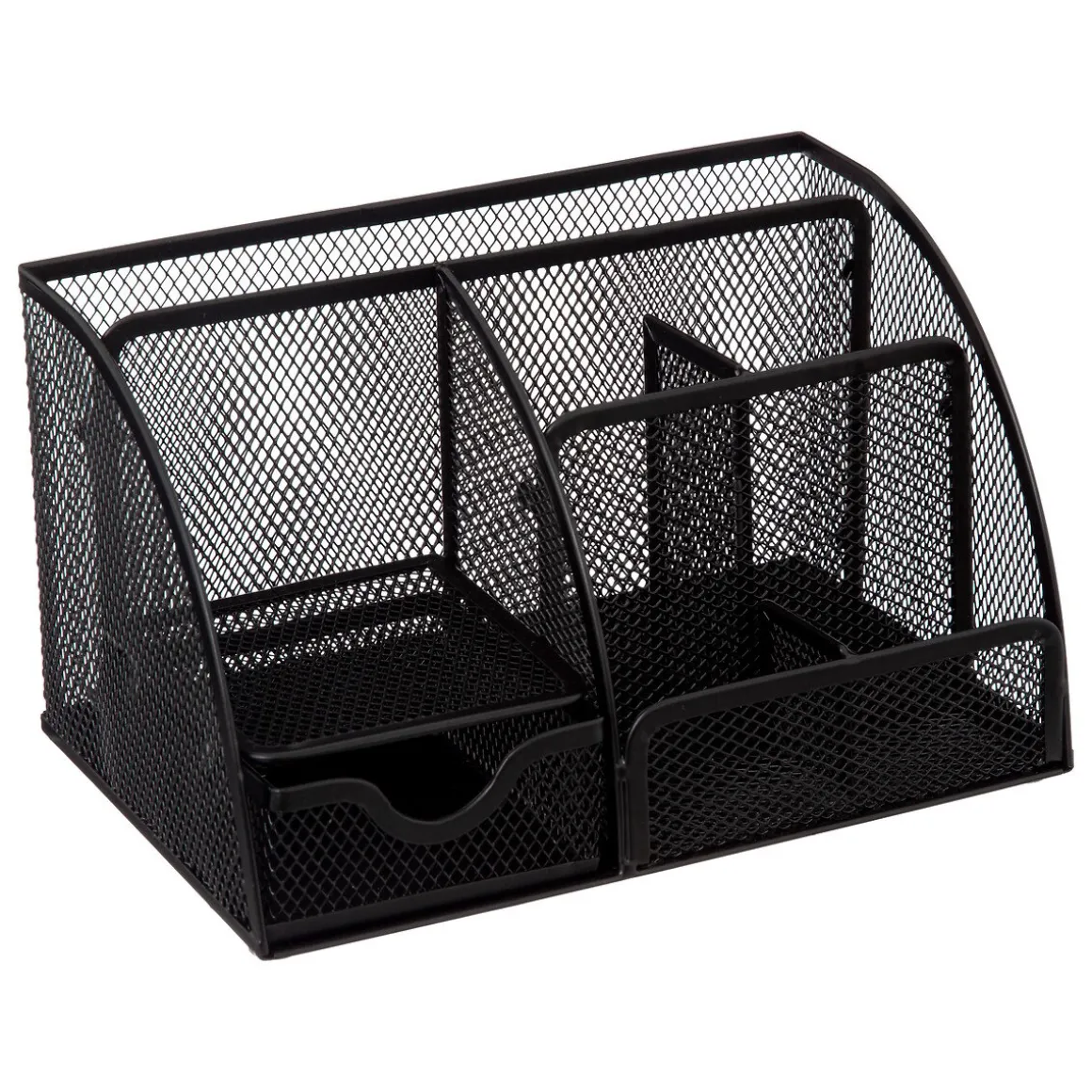 Organizador HAVI preto em metal para escritório