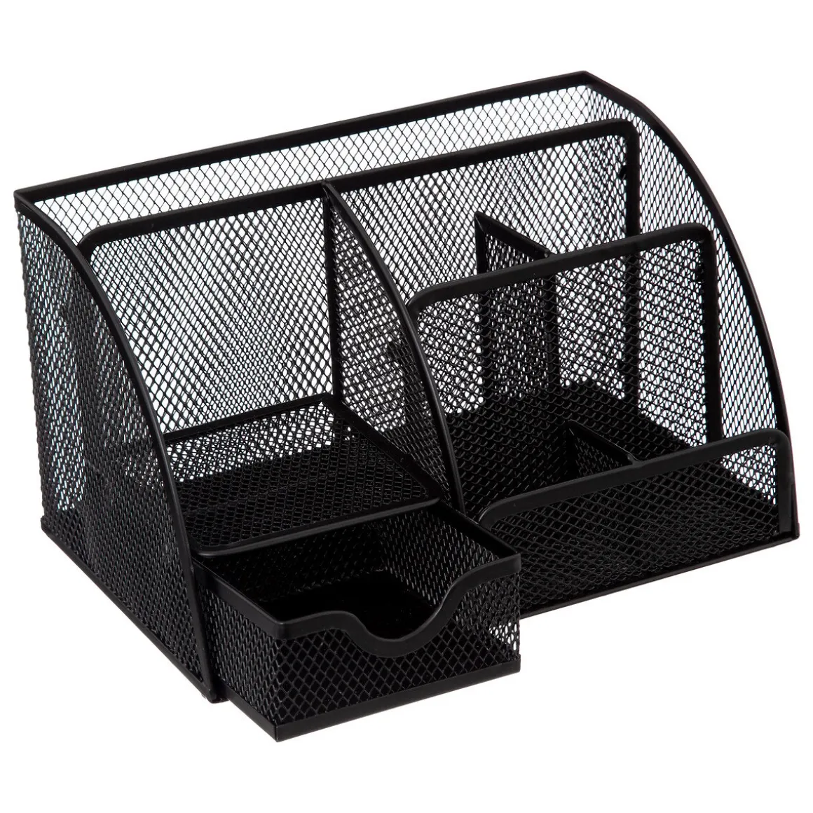 Organizador HAVI preto em metal para escritório